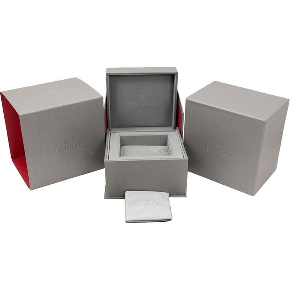 Michele Deco Silver MOP Chrono Diamond Dial Ladies Watch MWW06P000014